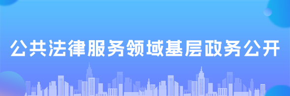 公共法律服務領域
